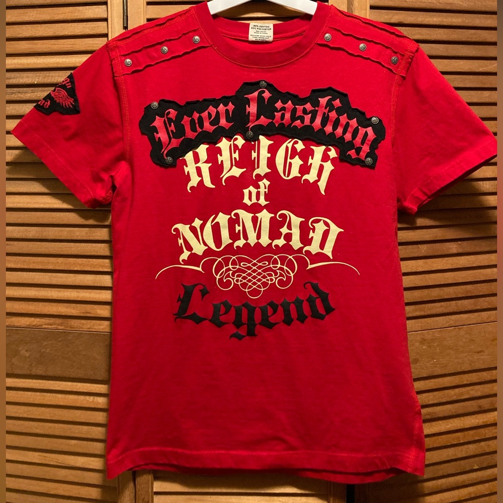 Raw Blue Red Tee Shirt